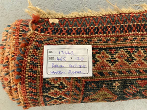 Antique Hamadan gallery carpet / runner (466 x 120cm)