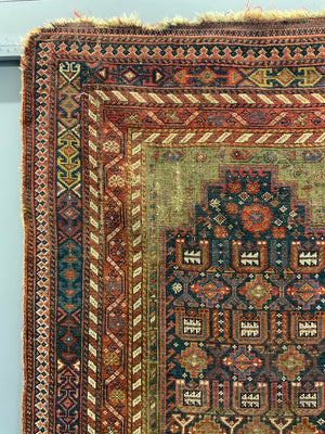 Antique Hamadan gallery carpet / runner (466 x 120cm)