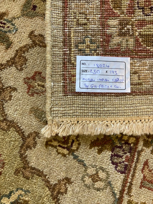 Square proportion Indian carpet * as new (230 x 193cm)