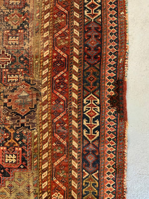 Antique Hamadan gallery carpet / runner (466 x 120cm)