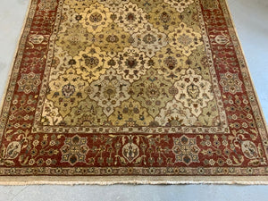 Square proportion Indian carpet * as new (230 x 193cm)