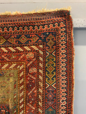 Antique Hamadan gallery carpet / runner (466 x 120cm)