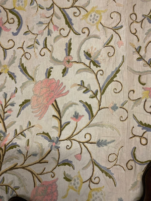 Pair of very large vintage crewelwork embroideries (245 x 375cm) [2]