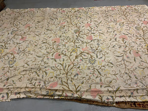 Pair of very large vintage crewelwork embroideries (245 x 375cm) [2]