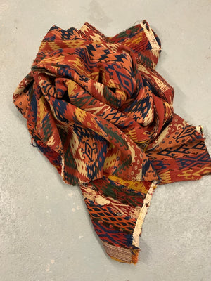 Uzbek antique Gudjeri warpface (219 x 156cm)