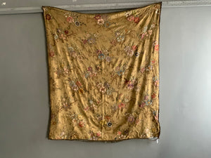 European embroidered silk (135 x 120cm) *AF