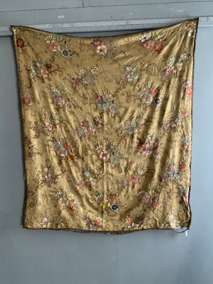 European embroidered silk (135 x 120cm) *AF