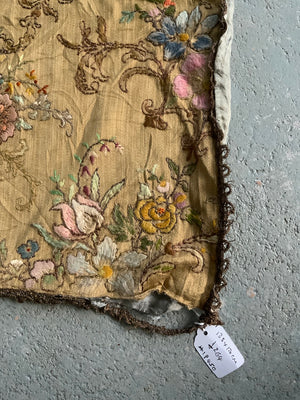 European embroidered silk (135 x 120cm) *AF