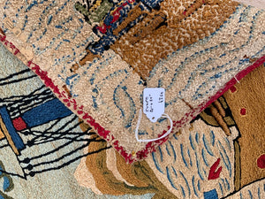 French embroidery of naval ship BURON EDMOND dated 1914-16