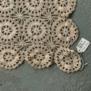 Italian reticella lace single bedcover (196 x 140cm)