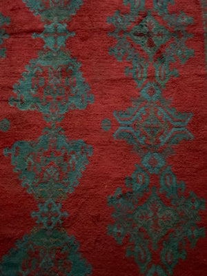Turkish vintage 'red Turkey' Ushak oversize carpet (420 x 390cm)