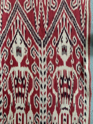 Sarawak Borneo Indonesian cotton warp ikat (80 x 38cm)