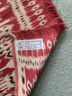 Sarawak Borneo Indonesian cotton warp ikat (80 x 38cm)