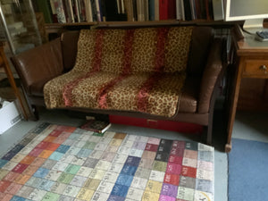 Feax  leopard skin lined cover (149 x 114cm)