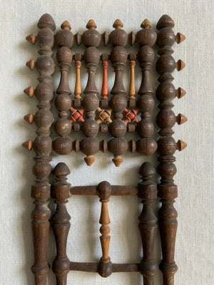 Pair of miniature masharabia small book rests (23cm) [2]