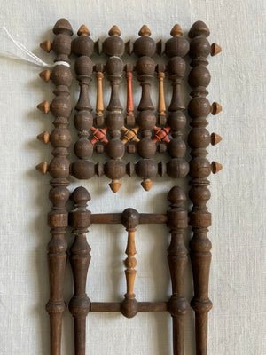 Pair of miniature masharabia small book rests (23cm) [2]