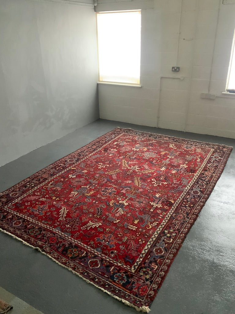 NWP vintage Heriz carpet with all over design (348 x 235cm)