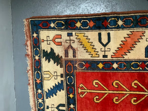 Turkish Kars 'Kazak' design carpet (340 x 256cm)