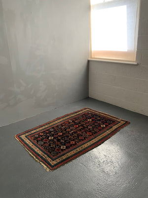 Caucasian Chichi design Kuba antique rug (147 x 96cm) *AF