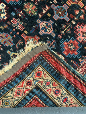 Caucasian Chichi design Kuba antique rug (147 x 96cm) *AF