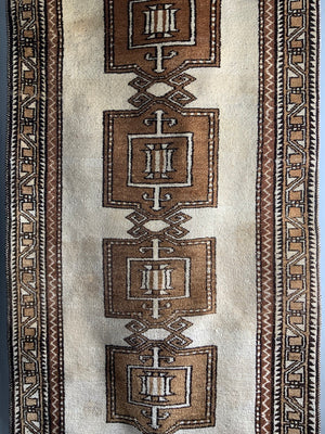 Pair of Louristani Gabbeh rugs (~204 x 102cm)