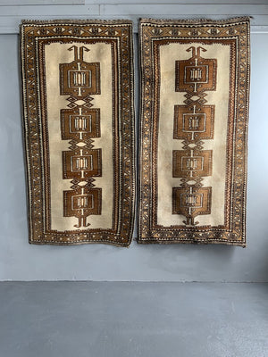 Pair of Louristani Gabbeh rugs (~204 x 102cm)