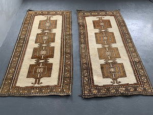 Pair of Louristani Gabbeh rugs (~204 x 102cm)