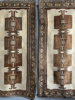 Pair of Louristani Gabbeh rugs (~204 x 102cm)