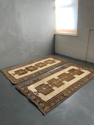 Pair of Louristani Gabbeh rugs (~204 x 102cm)