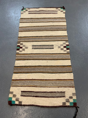 Arizona vintage Hopi or Navajo merino dovetail tapestry rug (115 x 75cm)