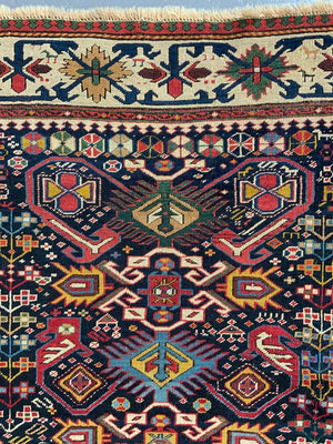 Caucasian antique Shirvan large rug (270 x 139cm)