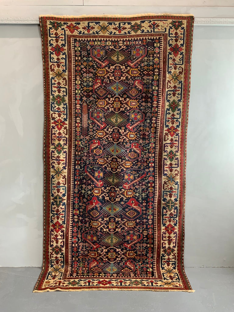 Caucasian antique Shirvan large rug (270 x 139cm)