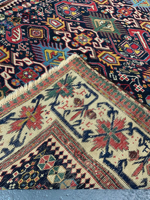 Caucasian antique Shirvan large rug (270 x 139cm)