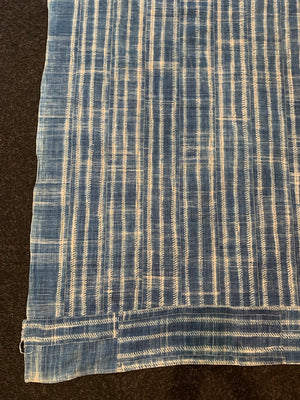 Burkina Farso Mossi womans indigo mantle (154 x 121cm)