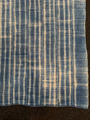 Burkina Farso Mossi womans indigo mantle (154 x 121cm)