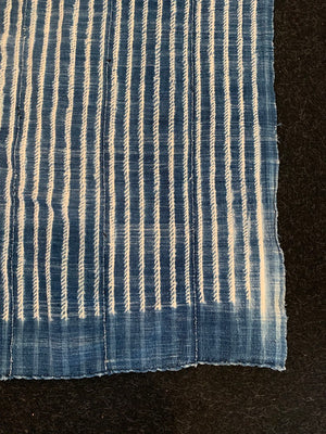 Burkina Farso Mossi womans indigo mantle (160 x 106cm)