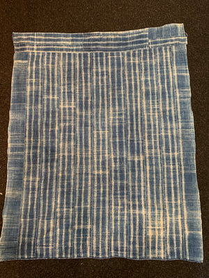Burkina Farso Mossi womans indigo mantle (154 x 121cm)