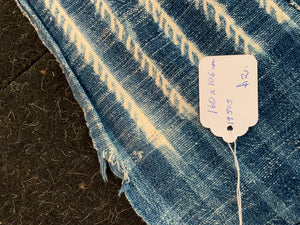 Burkina Farso Mossi womans indigo mantle (160 x 106cm)