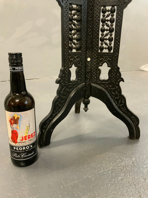 Syrian jardiniere table - hexagonal top with MOP inlay (66 x 40cm)