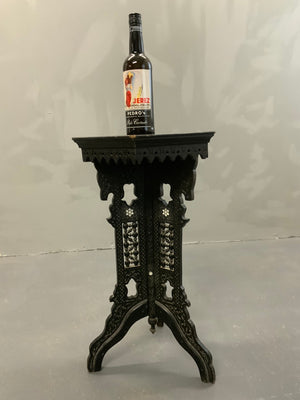 Syrian jardiniere table - hexagonal top with MOP inlay (66 x 40cm)