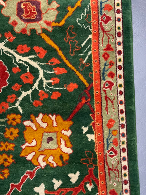 CROR bespoke Turkish Edwardian Ushak design small carpet (222 x 182cm) *new