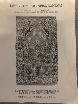 Turkish Dazkri antique rug (262 x 144cm)