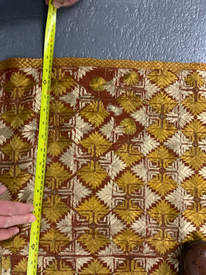 Punjab antique Phulkari silk embroidered shawl (257 x 157cm)