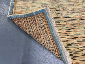 Modern Chobi muted flecked rug (183 x 128cm)