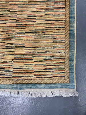 Modern Chobi muted flecked rug (183 x 128cm)