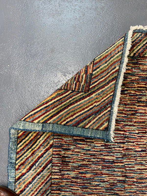 Modern Chobi flecked pile small rug  (124 x 95cm)