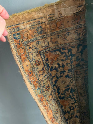 Heriz antique silk rug (190 x 138cm) *AF