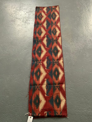 Uzbek antique warpface ghudjeri fragment (151 x 36cm)