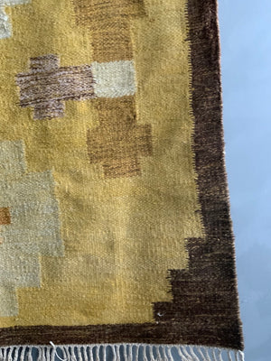 Swedish Marta rölakan tapestry flatweave rug (190x 132cm)