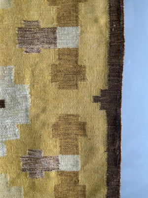 Swedish Marta rölakan tapestry flatweave rug (190x 132cm)